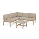 Set salotto angolare Kalimera Desert Bizzotto dettaglio