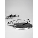 Alessi 826/24 Cestino a filo rotondo in acciaio Inox dettaglio