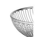 Alessi 826/24 Cestino a filo rotondo in acciaio Inox dettaglio