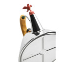 Alessi 9093/1 Y Bollitore in acciaio Inox-Giallo dettaglio