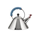 Alessi 9093 Bollitore in acciaio Inox-Azzurro vista