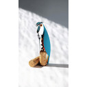 Copia di Alessi AAM32 AZ Parrot Cavatappi Sommelier Azzurro ambientazione