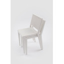 ABChair Bianco Sedia Danese Milano vista