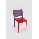 ABChair Rosso-Viola Sedia Danese Milano vista