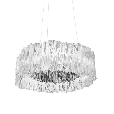 Accordeon Suspension lampada a sospensione Silver