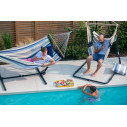 La Siesta Alisio Sea Salt Amaca a bastone Doppia outdoor ambientazione