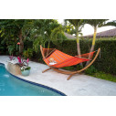 La Siesta Alisio Toucan Amaca a bastone Doppia outdoor ambientazione