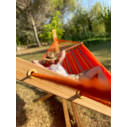 La Siesta Alisio Toucan Amaca a bastone Doppia outdoor ambientazione