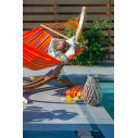 La Siesta Alisio Toucan Amaca a bastone Doppia outdoor ambientazione