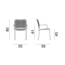 Allu 224 I Poltroncina Gervasoni dimensioni