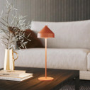 Amelie lampada da tavolo LED Terracotta Zafferano ambientazione
