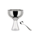 Alessi AMMI01S I Big love Set Coppa gelato con cucchiaino in acciaio Inox vista