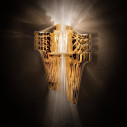 Aria Applique lampada da parete Gold Slamp ambientazione
