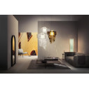 Aria Suspension L lampada a sospensione Gold Slamp ambientazione