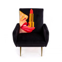 Poltrona Tongue Black Seletti vista