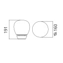 Artemide Empatia 16 lampada da tavolo dimensioni