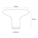 Artemide Lesbo lampada da tavolo dimensioni
