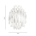 Aura Lampada da parete Axolight dimensioni