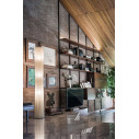 Bach Floor XXL lampada da terra Gold Slamp ambientazione