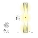 Bach Floor XXL lampada da terra White Slamp dimensioni