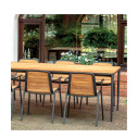 Bahamas Teak Table Grattoni ambientazione