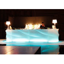 Baraonda 2.0 bancone lineare luminoso Myyour ambientazione LED RGBW