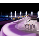 Baraonda 2.0 bancone lineare luminoso Myyour ambientazione LED RGBW