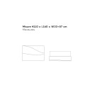 Baraonda 2.0 bancone lineare luminoso Myyour dimensioni