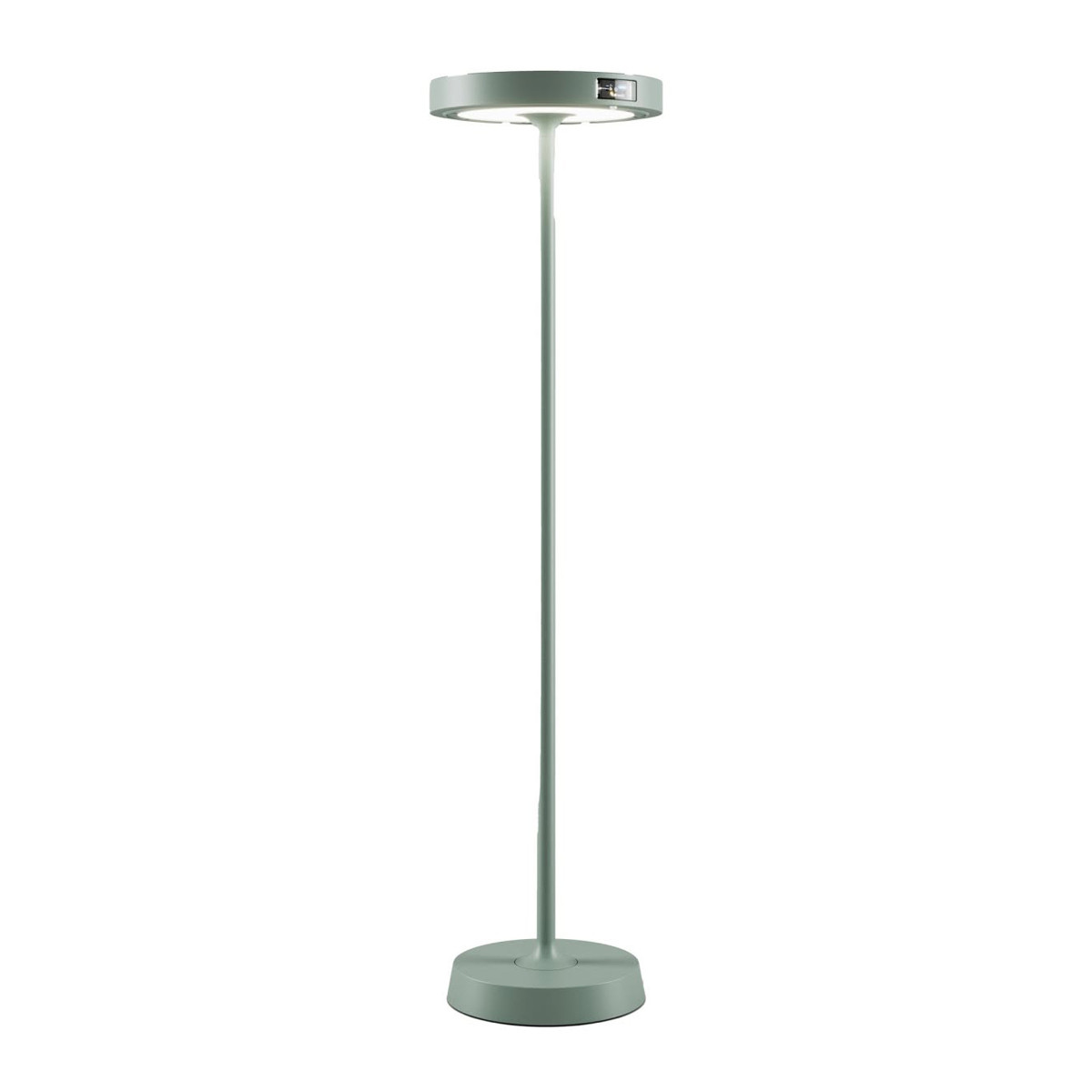 Barbell Solar LED lampada da terra solare ricaricabile Salvia