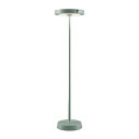 Barbell Solar LED lampada da terra solare ricaricabile Salvia Zafferano vista