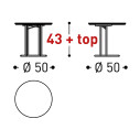 Belt Tavolino Ø70 Varaschin dimensioni