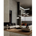 Bianca Twist Large lampada a sospensione Contardi ambientazione