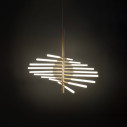 Bianca Twist Medium lampada a sospensione Contardi ambientazione