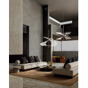Bianca Twist Medium lampada a sospensione Contardi ambientazione