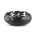 Alessi BM02 B Barknest Cestino rotondo in acciaio colorato Nero vista