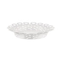 Alessi BM21/25 W Vimini Cestino traforato in acciaio colorato Bianco vista