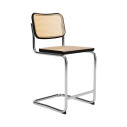 Knoll Breuer Cesca Sgabello Counter faggio naturale vista