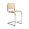 Knoll Breuer Cesca Sgabello Counter faggio naturale vista