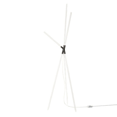 Brilliant lampada da terra Nero