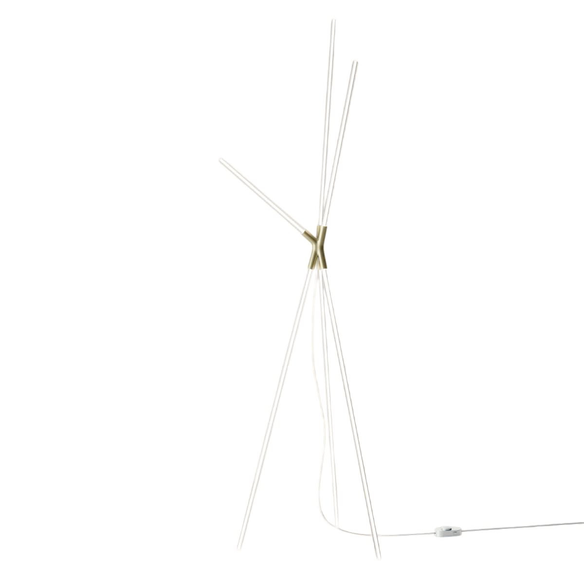 Brilliant lampada da terra Oro