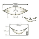 La Siesta Brisa Toucan Amaca King Size outdoor dimensioni