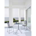 Brise 38 Tavolo 70x70 piano in cemento Gervasoni ambientazione