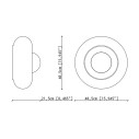 Bum Bum C2767 Decò Lampada a soffitto Ferroluce dimensioni