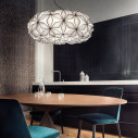 C'est La Vie Suspension Large lampada a sospensione Black Slamp ambientazione