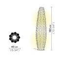 Cactus Floor XXL lampada da terra Slamp dimensioni