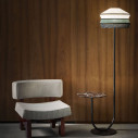 Calypso Antigua lampada da terra Contardi ambientazione