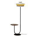 Calypso Martinique lampada da terra Contardi vista paralume Yellow