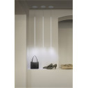 Canna nuda metallo pendant lampada a sospensione Nemo Lighting ambientazione