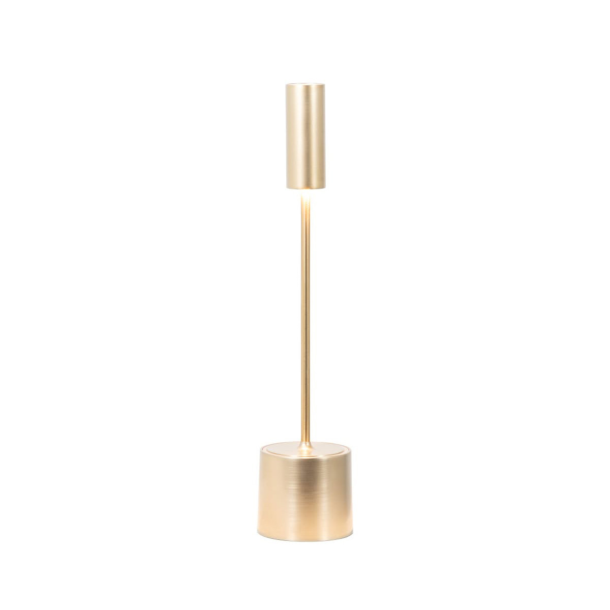 Carolina Pro LED lampada da tavolo Ottone Spazzolato