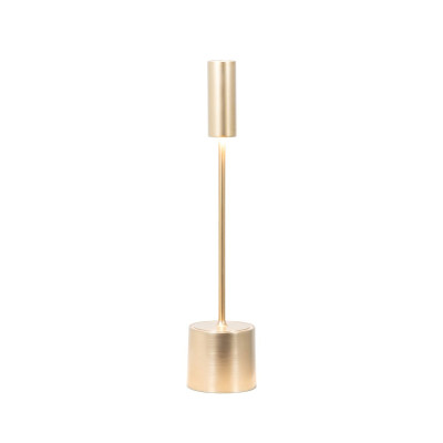 Carolina Pro LED lampada da tavolo Ottone Spazzolato